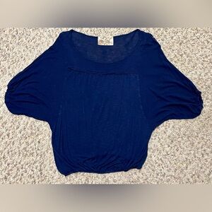 Elegant Navy Women's Blouse